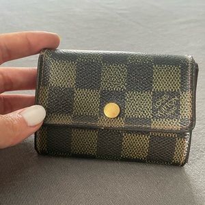 AUTHENTIC Louis Vuitton DAMIER PORTE MONNAIE PLAT
